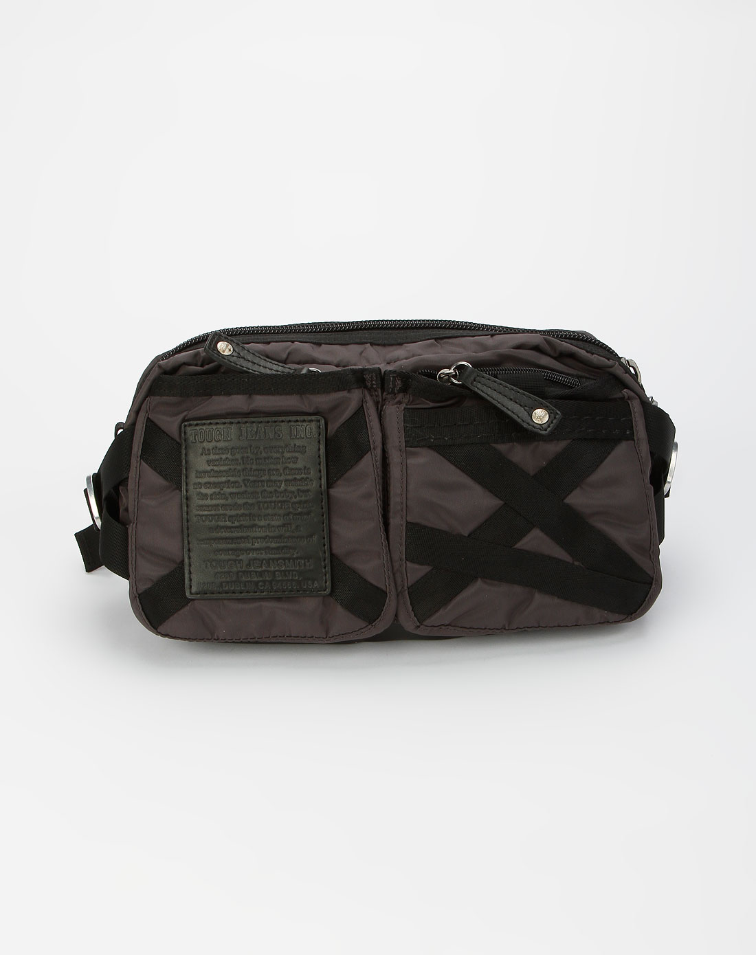tough-配件专场男款炭灰色时尚腰包04149-cha_唯品会