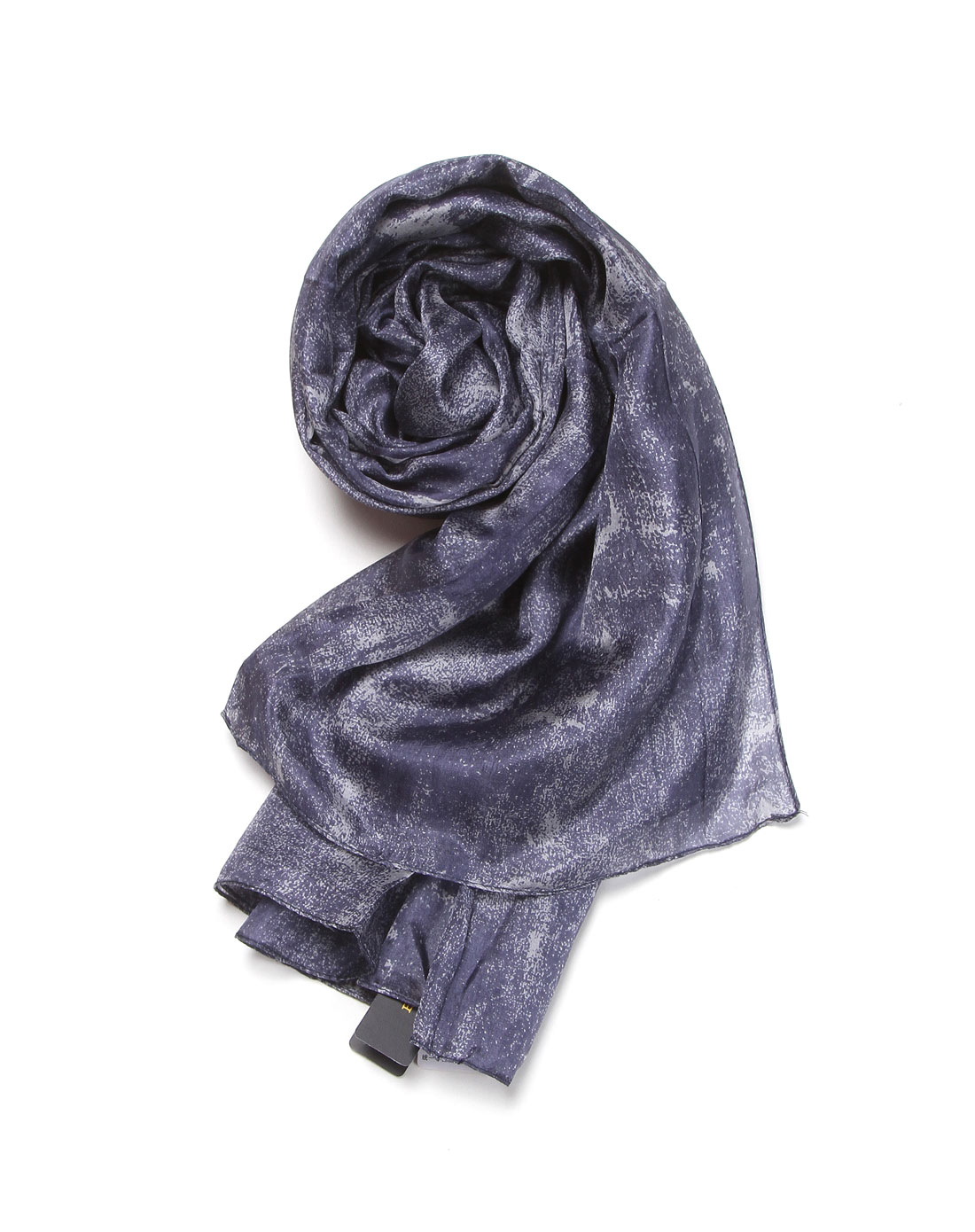 经典西部牛仔风蓝色真丝大披肩