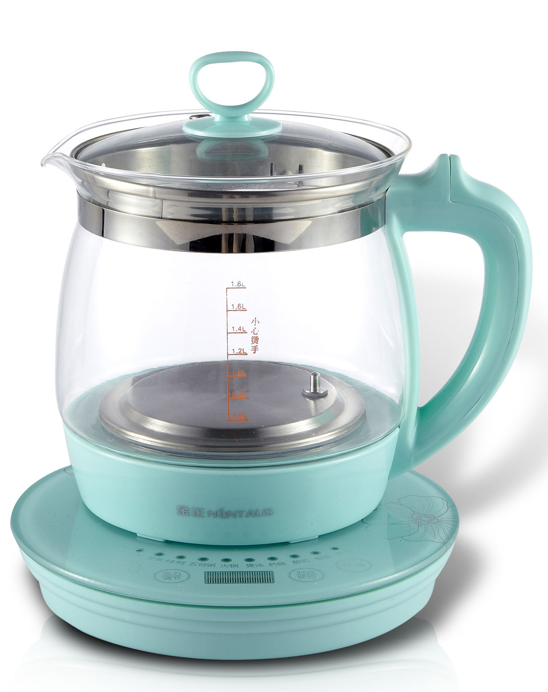 多功能智能养生壶 1.8l 天蓝色