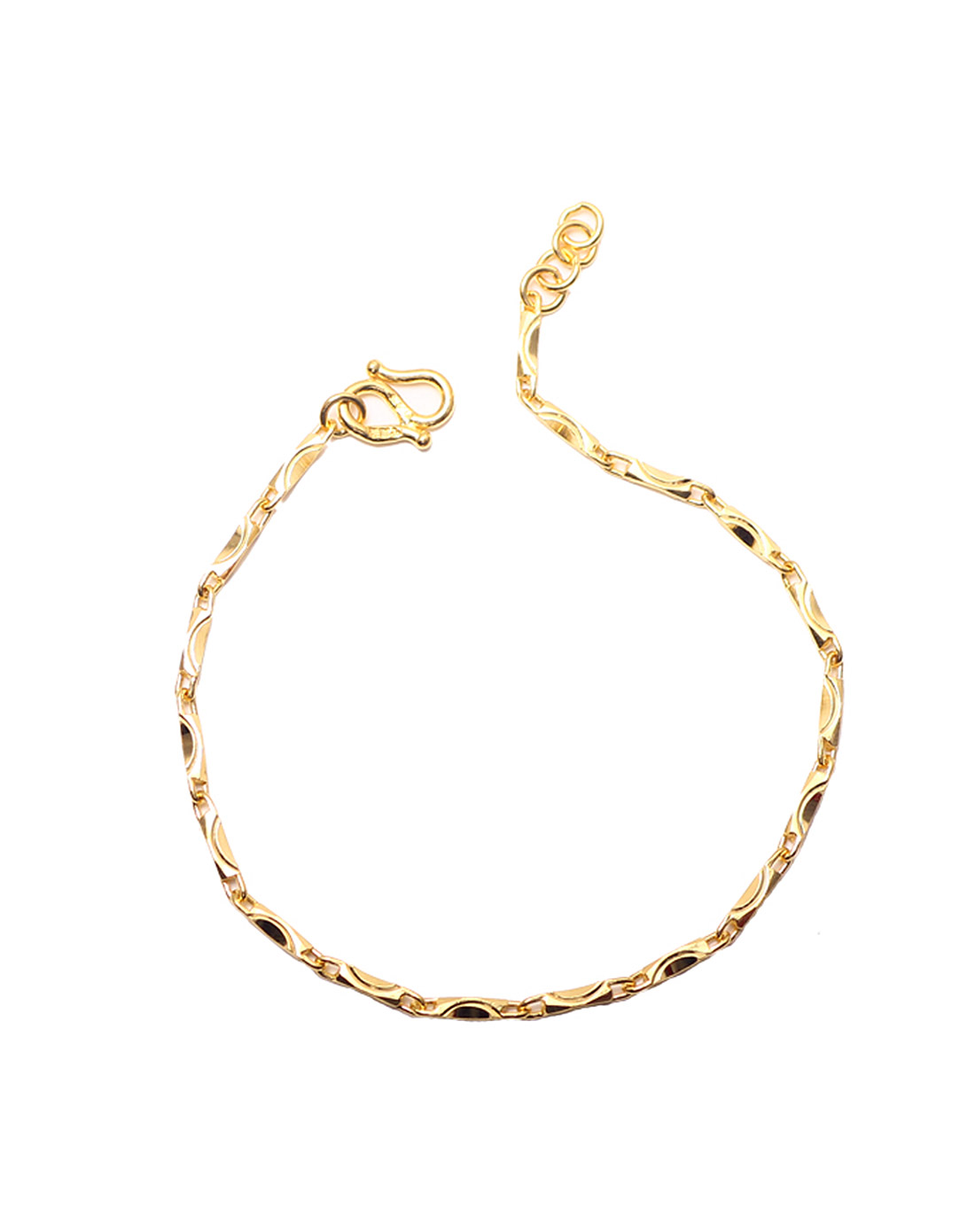 金叶珠宝黄金专场-(待确定图片)千足金手链 小元宝链6.14克