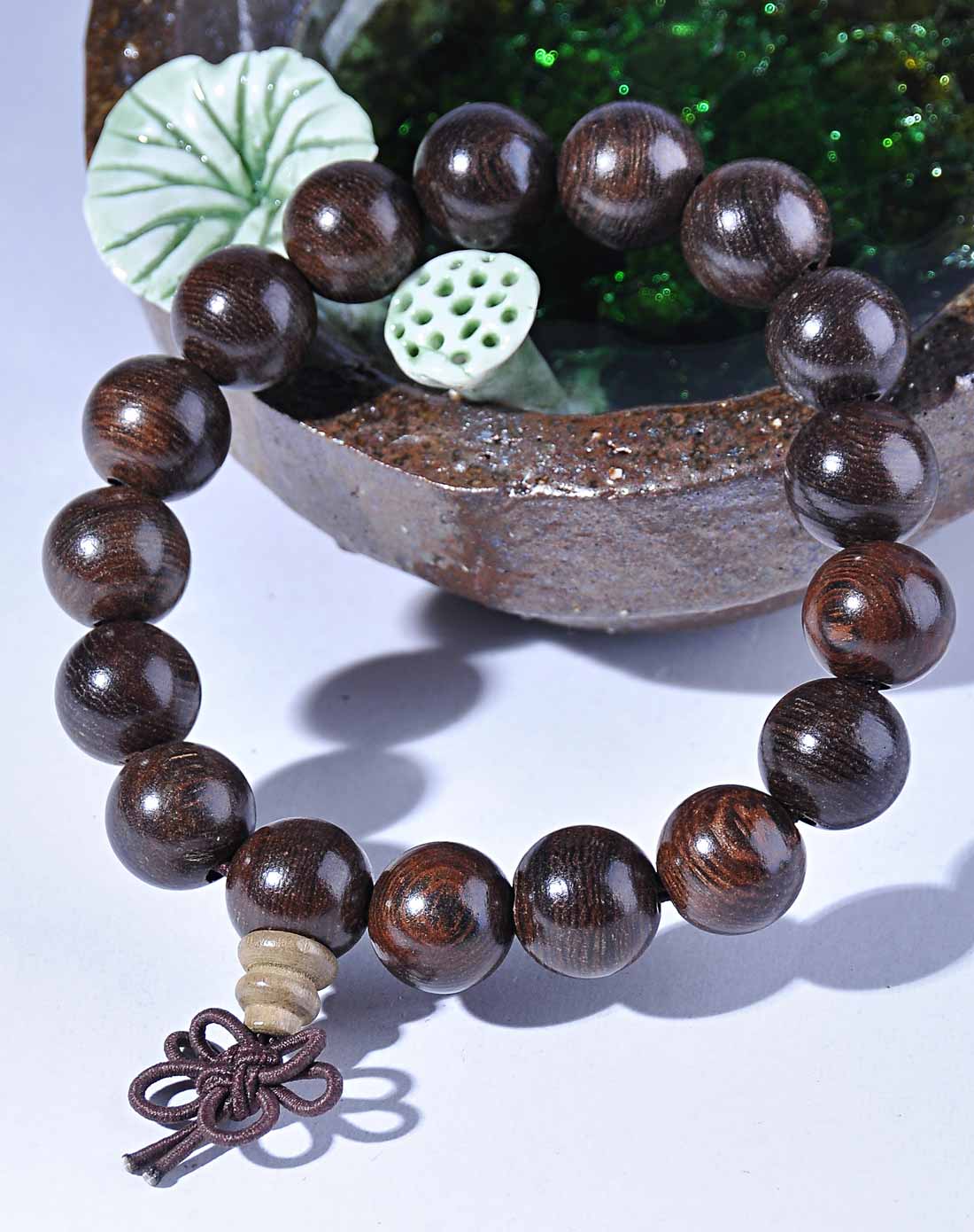 明心妙喜鸡翅木手串