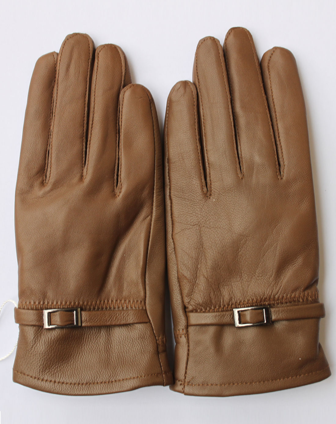 今典classics story 女款棕色搭扣手套