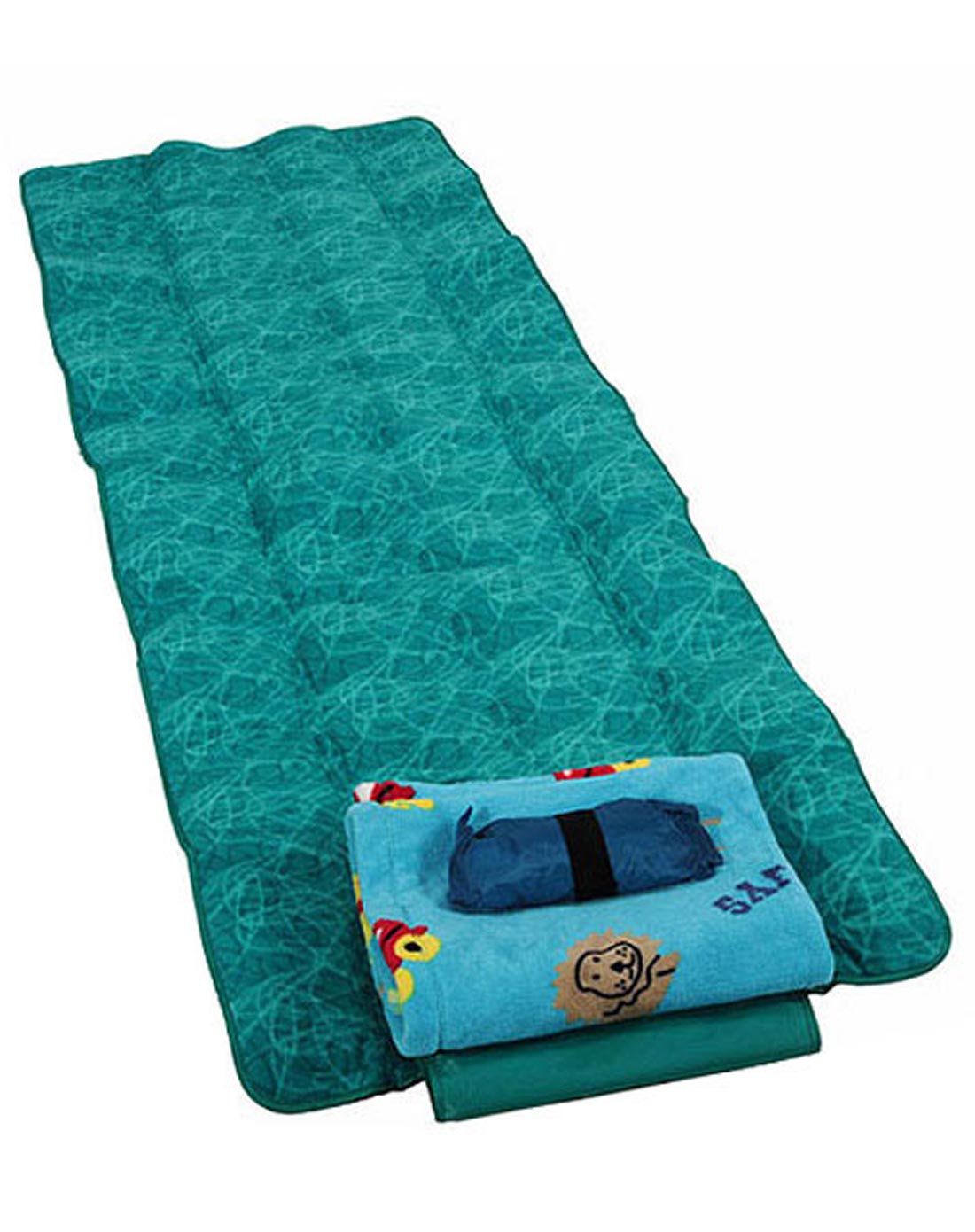 中性海蓝色海洋之恋折叠午休垫