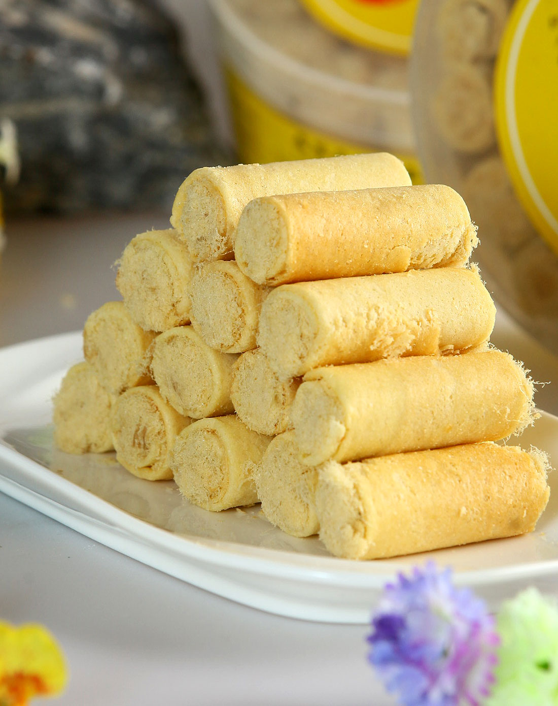 澳门板樟堂 纯手工原味肉松蛋卷仔 250g