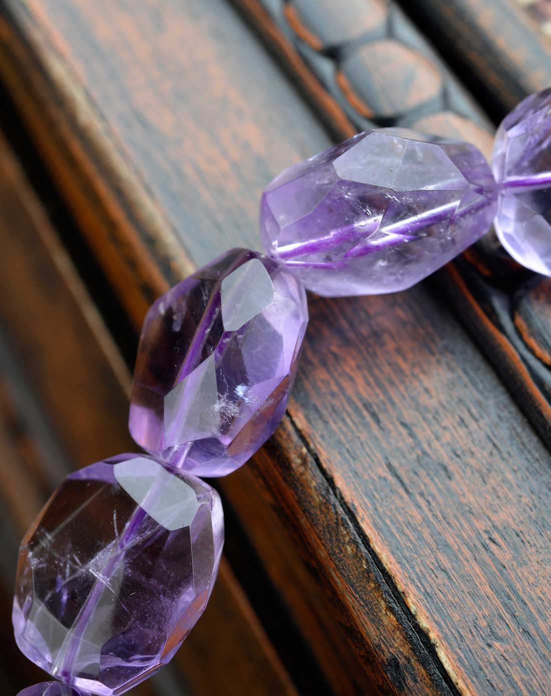 天然紫水晶浪漫宝石手链附证书