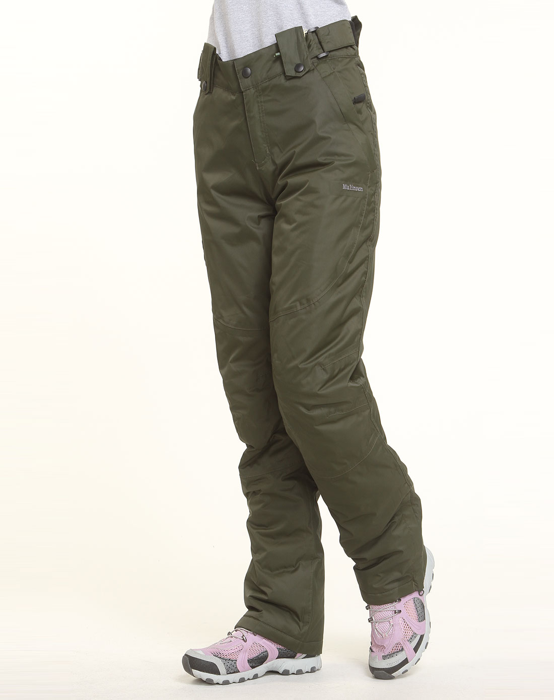 女款军绿色冲锋裤fkb4198