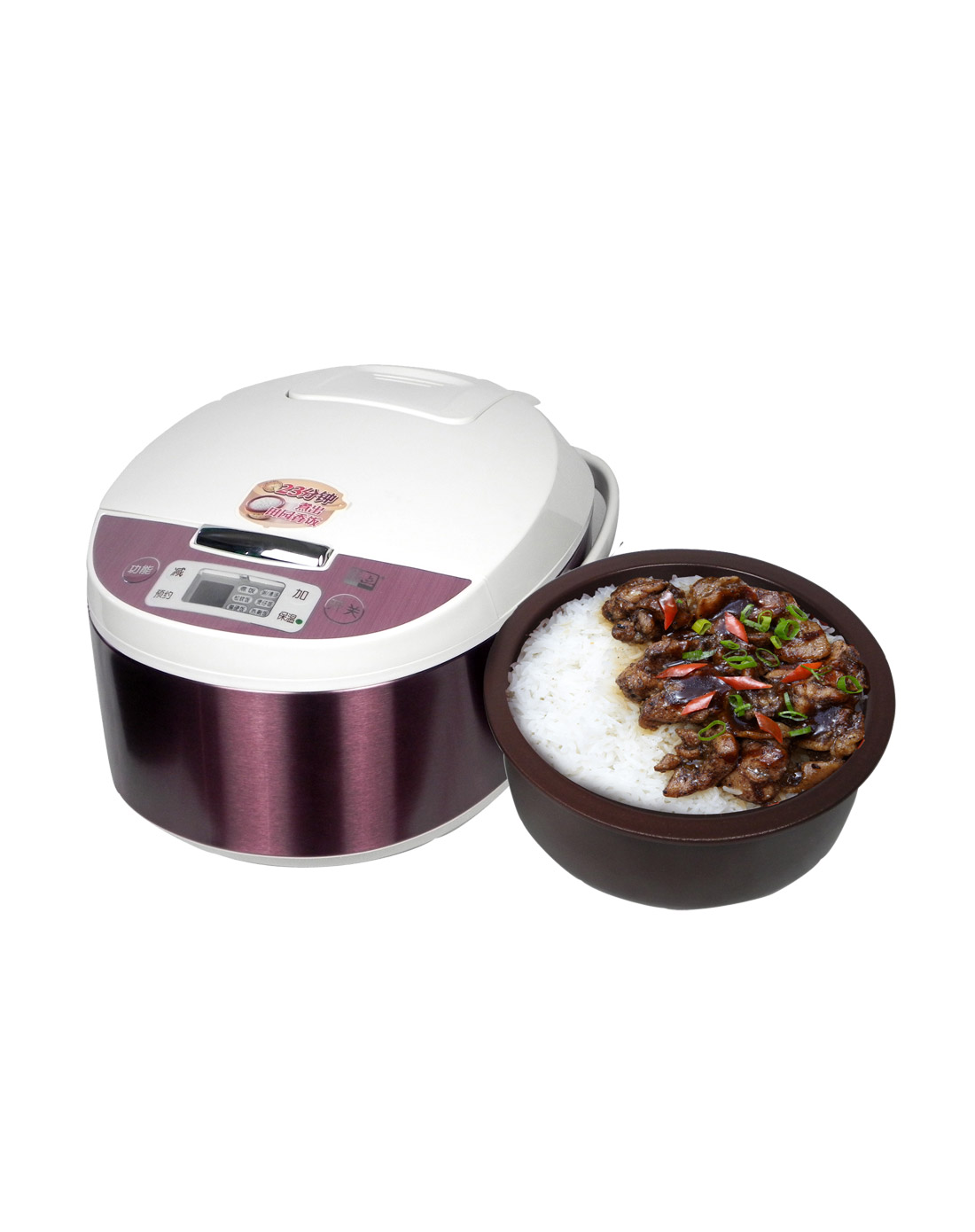 依立3l微电脑紫砂电饭煲/饭汤粥煲仔饭