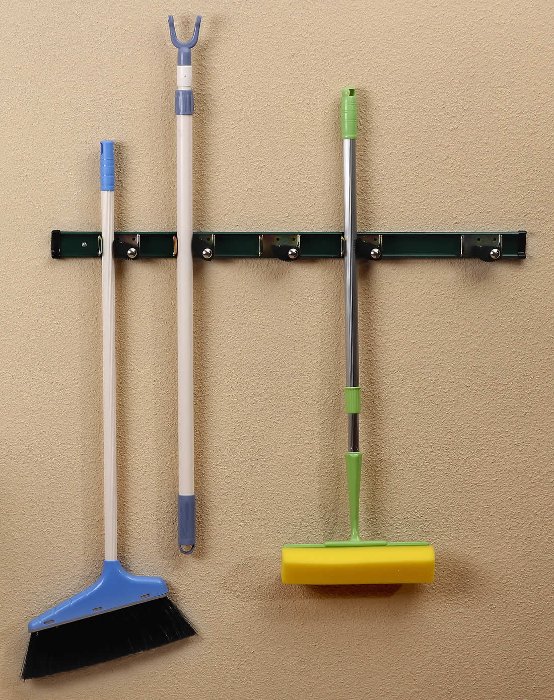 5卡位挂墙拖把架清洁用具挂架