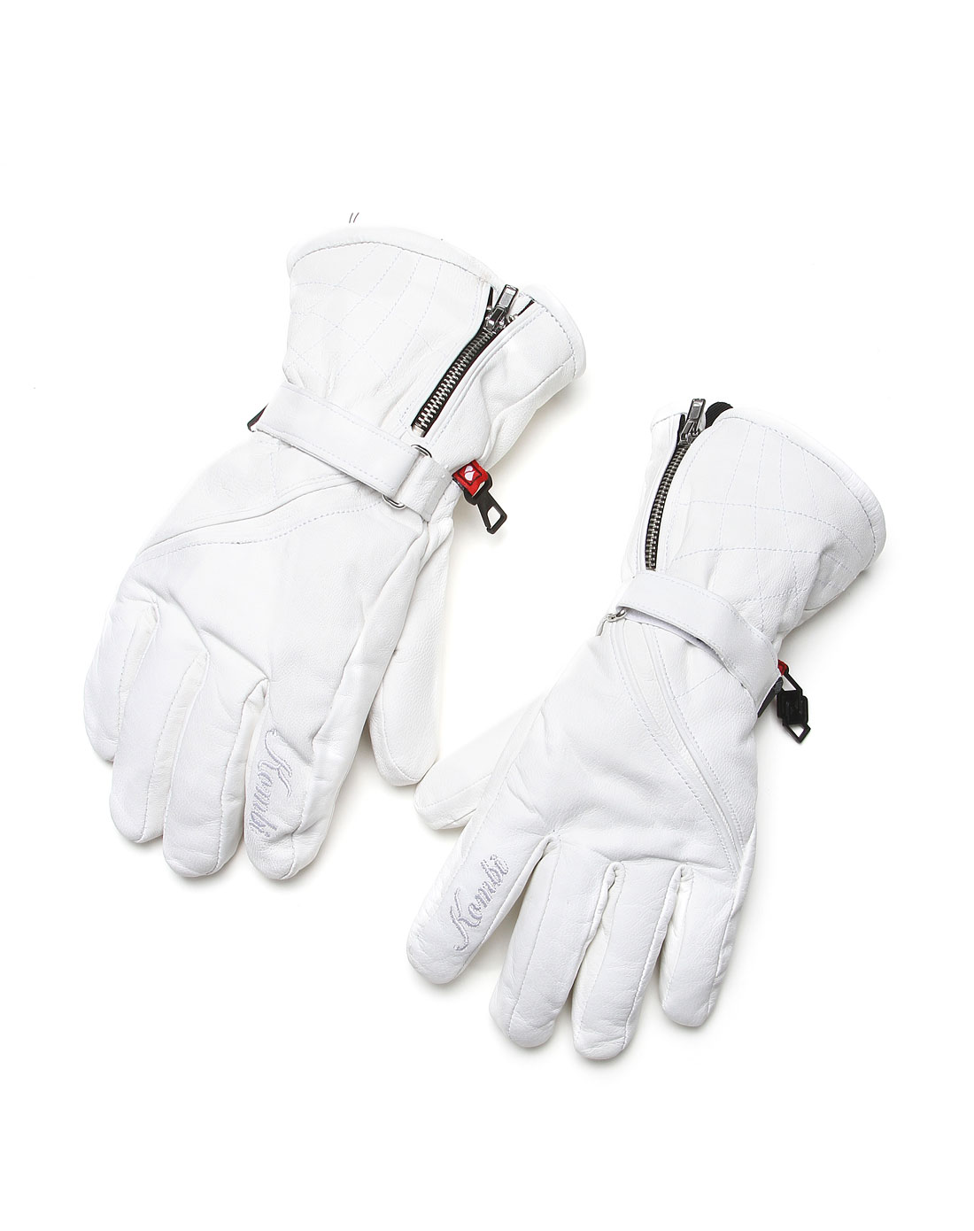 kombi 女款白色帅气手套