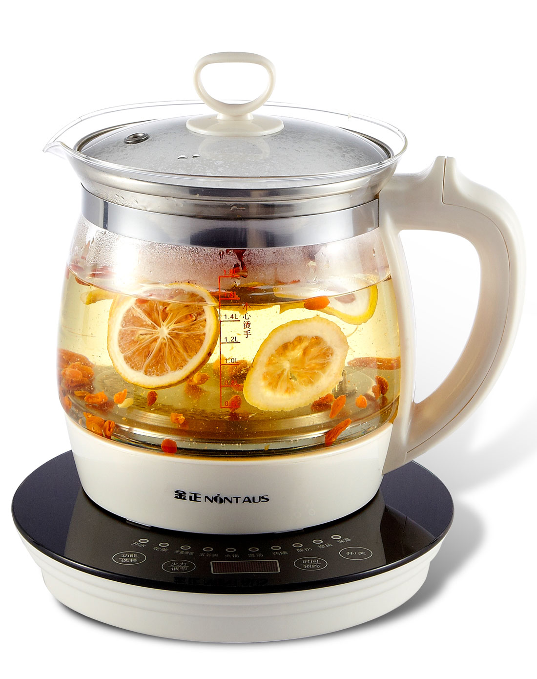 多功能智能养生壶 1.8l 珍珠白