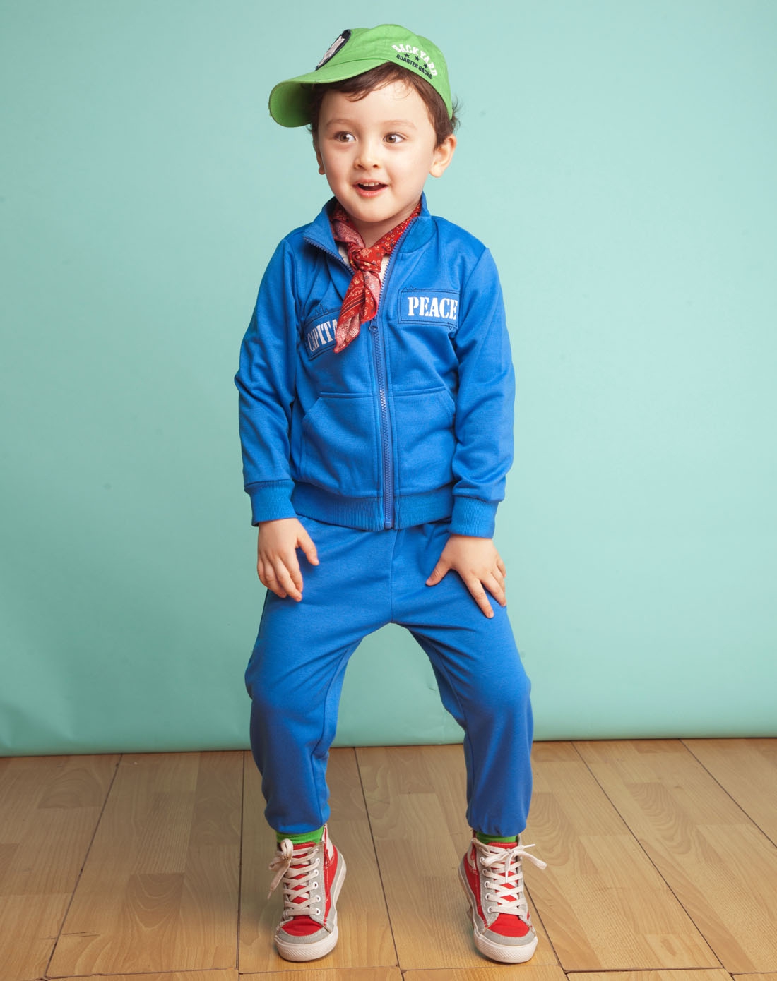 欧梦达euro kids男女童男童宝兰色寻宝游戏经典款运动套装032021-l1