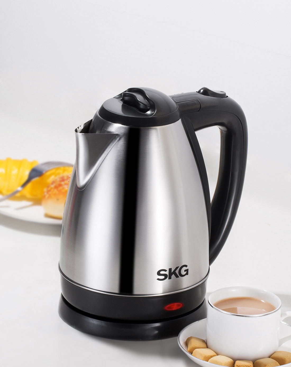 电热水壶 1.8l大容量 无锰不锈钢