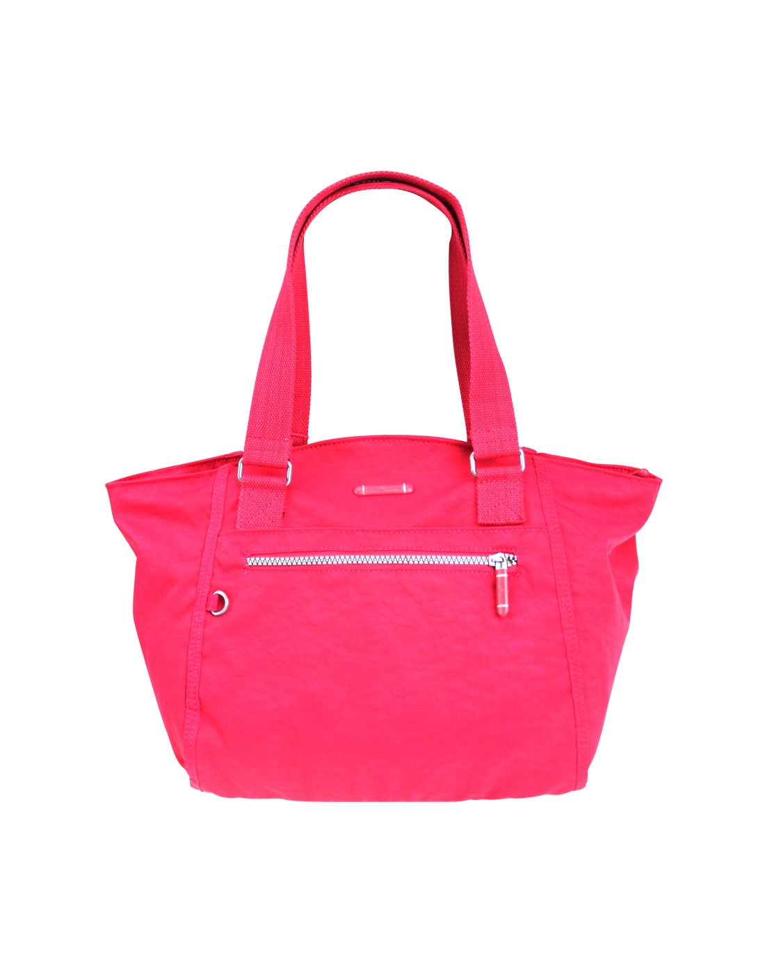 女款玫红色生活防水休闲包