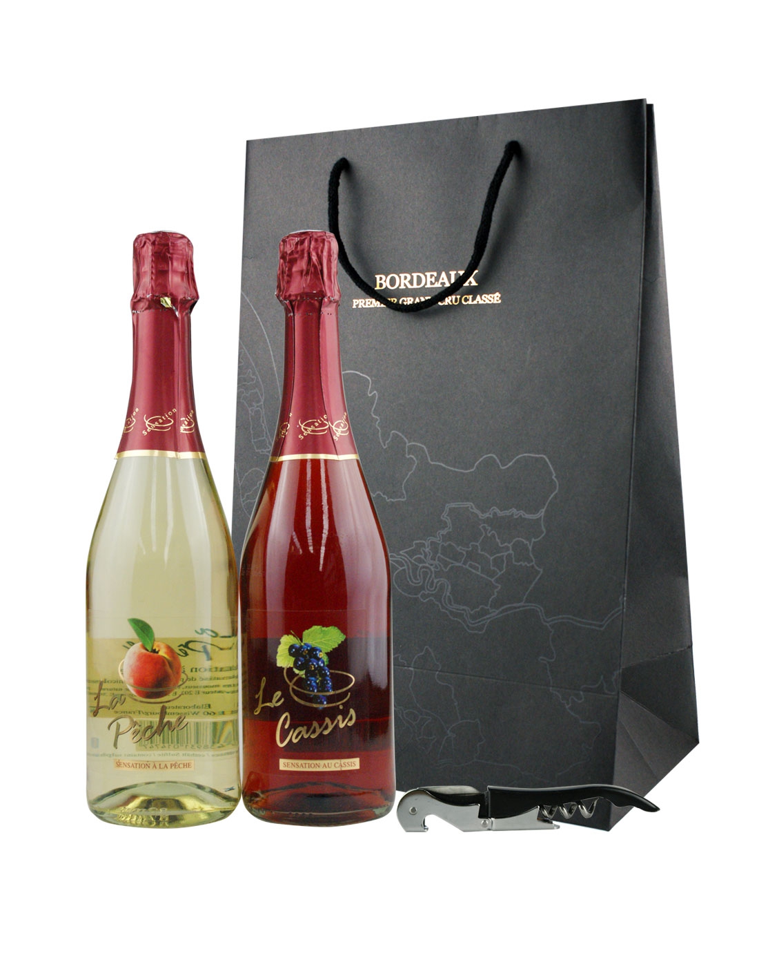 共度良宵精选法国罗曼蒂水蜜桃,黑醋栗双支甜蜜套装