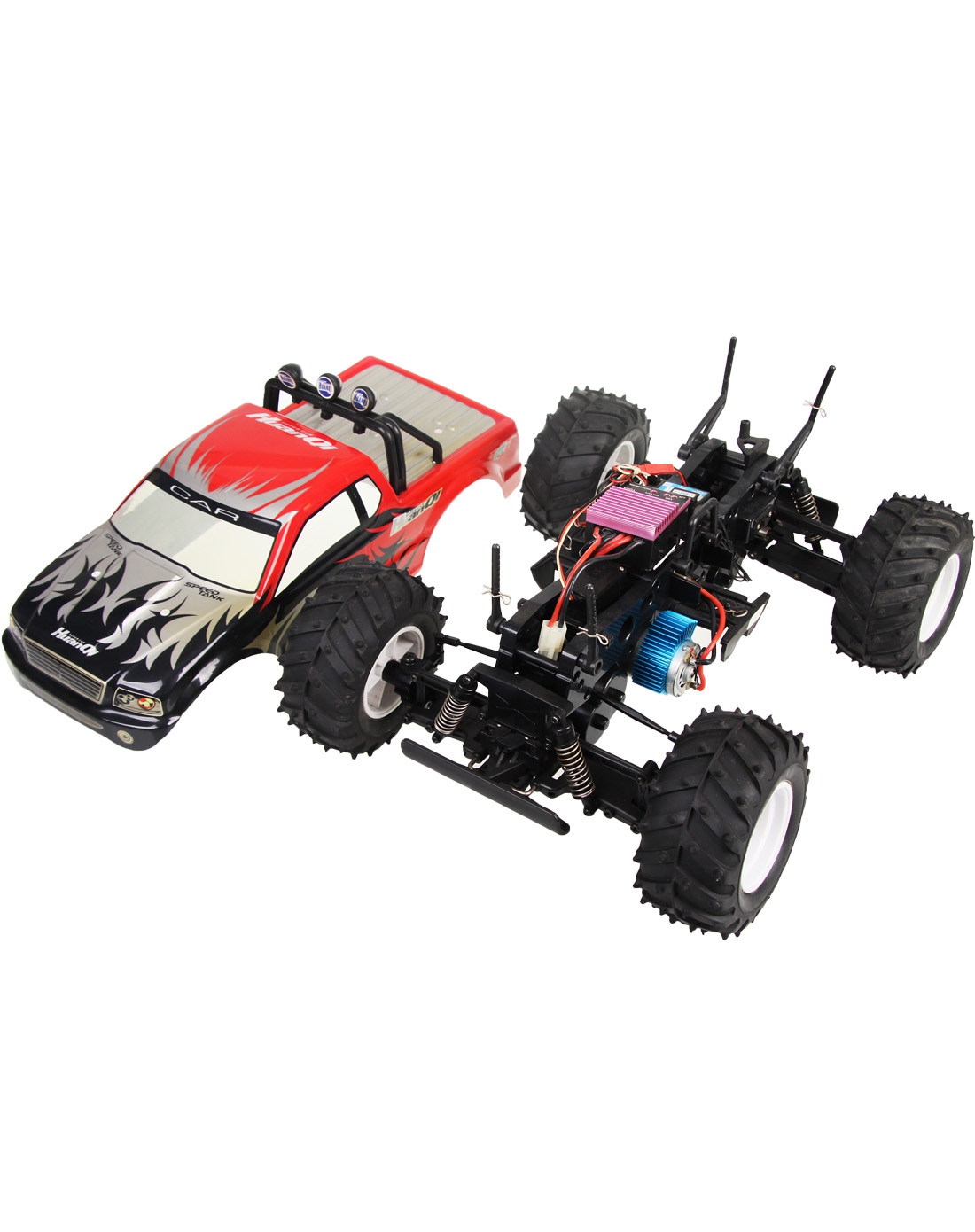 qi玩具专场1:10双马达大脚模型车711