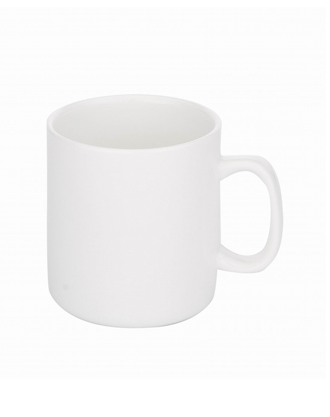 优雅主妇陶瓷杯350ml马克杯y317白色