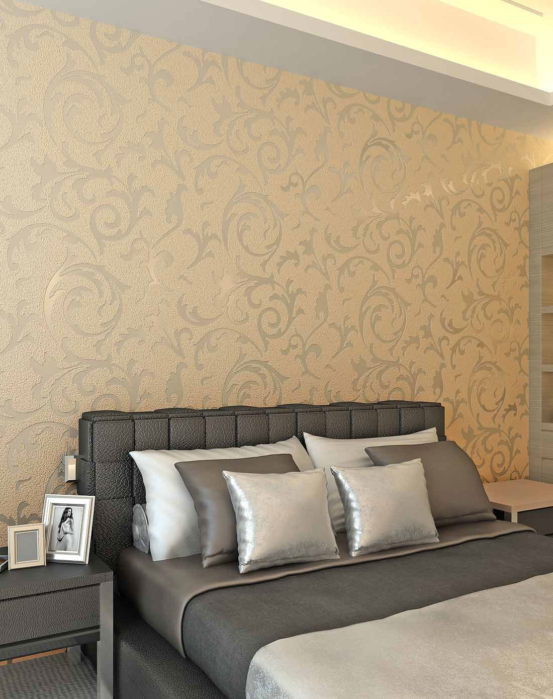 纸尚美学墙纸专场欧式简约高档鹿皮绒壁纸t66012_唯品会