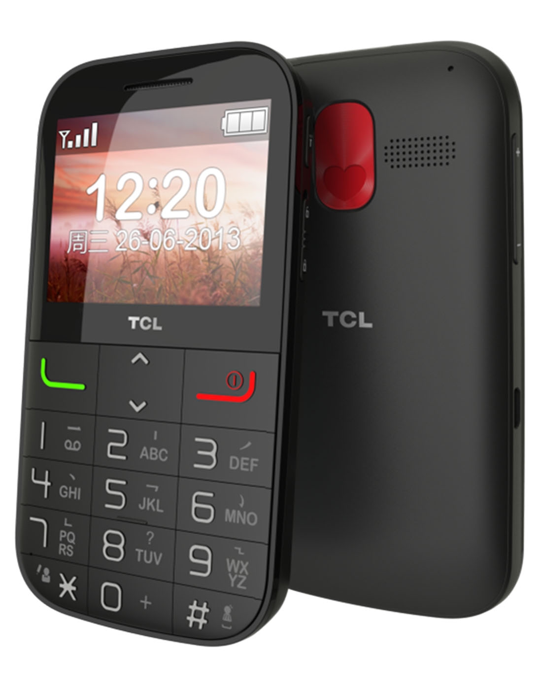 tcl手机专场tcl i310(暗夜黑)gsm老人机taf1-i310-2blccn1_唯品会