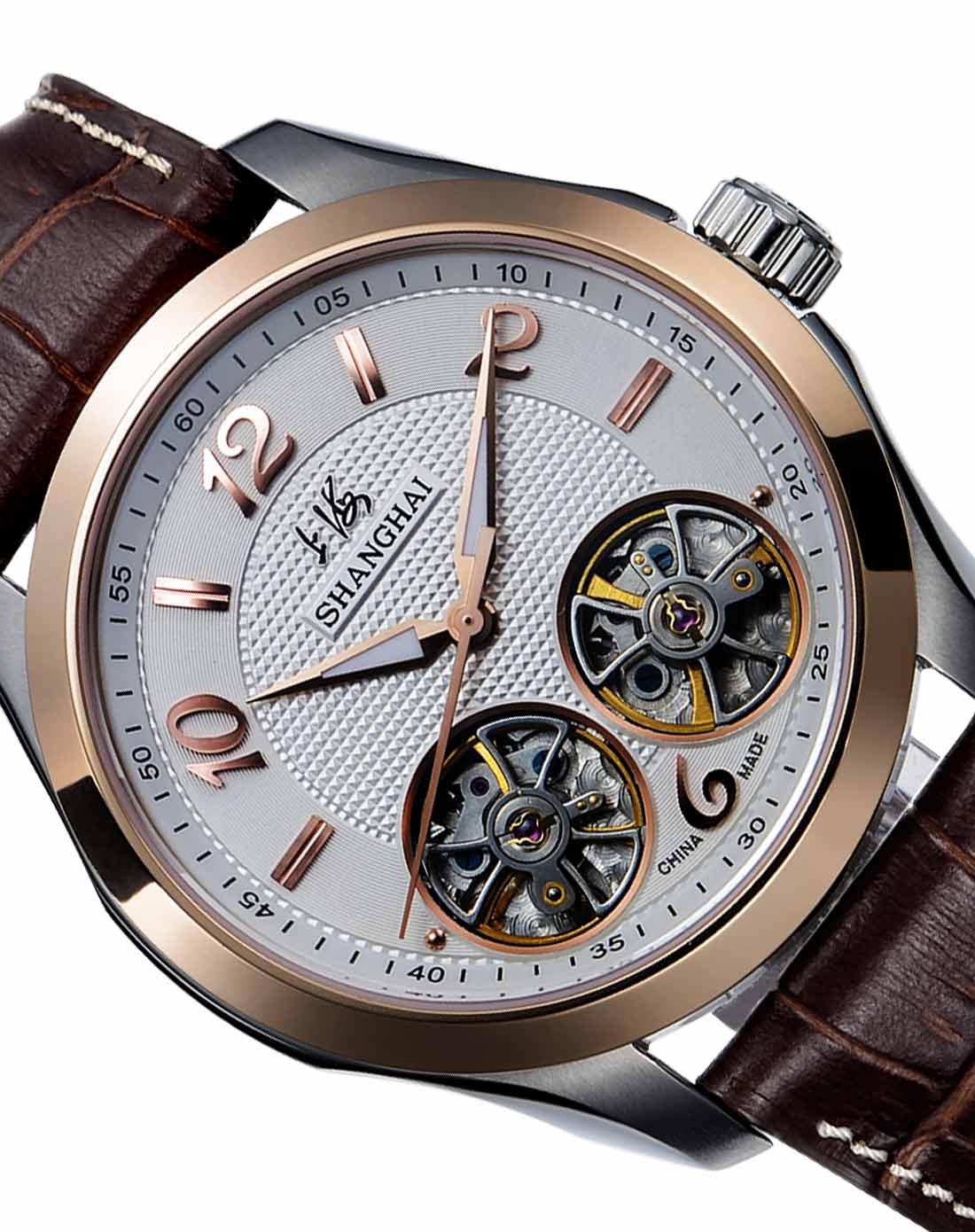 全自动双飞轮机械表