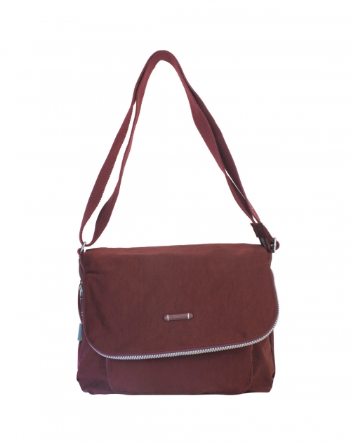 威尔逊 女包休闲包酒红