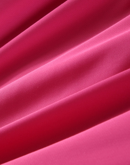 1.5米床百思寒进口天丝纯色四件套-玫红蓝