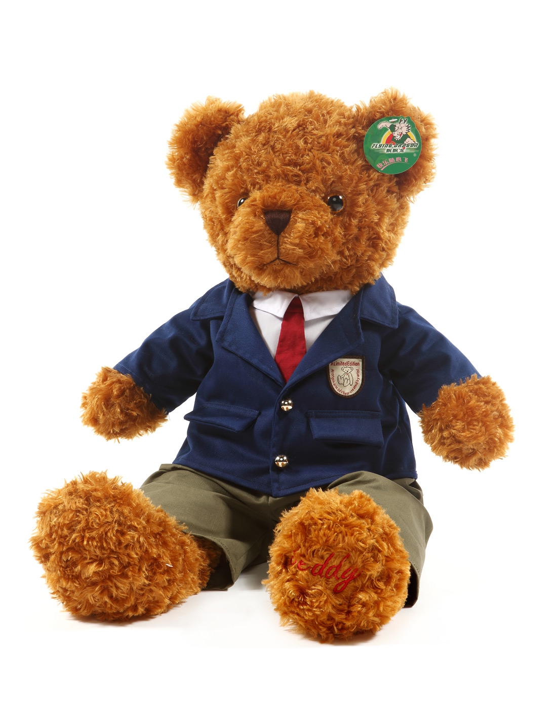 男款英伦学院风学院熊70厘米