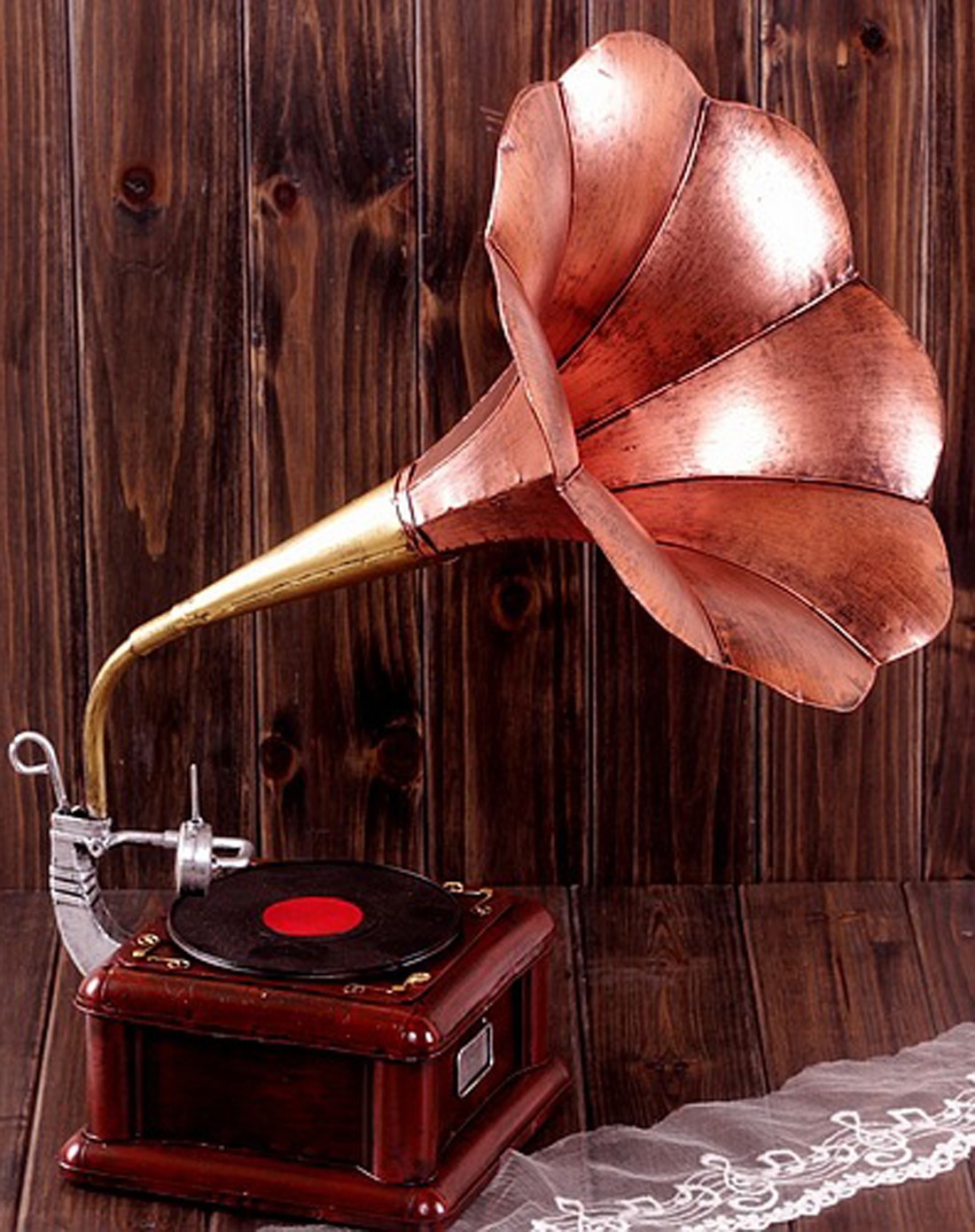 欧式复古怀旧留声机家居摆件