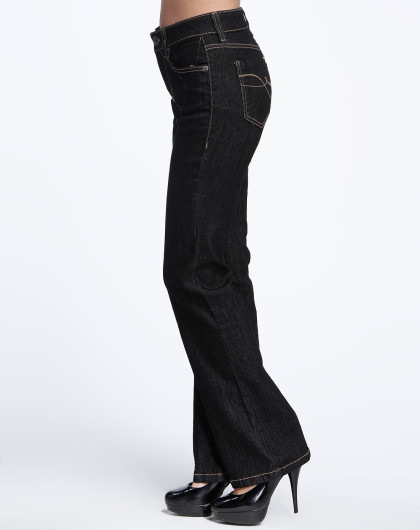 dkny 女款黑色简约时尚牛仔裤