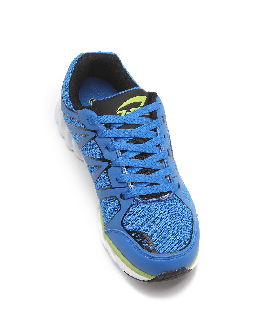 男童浅宝蓝色简约透气运动鞋