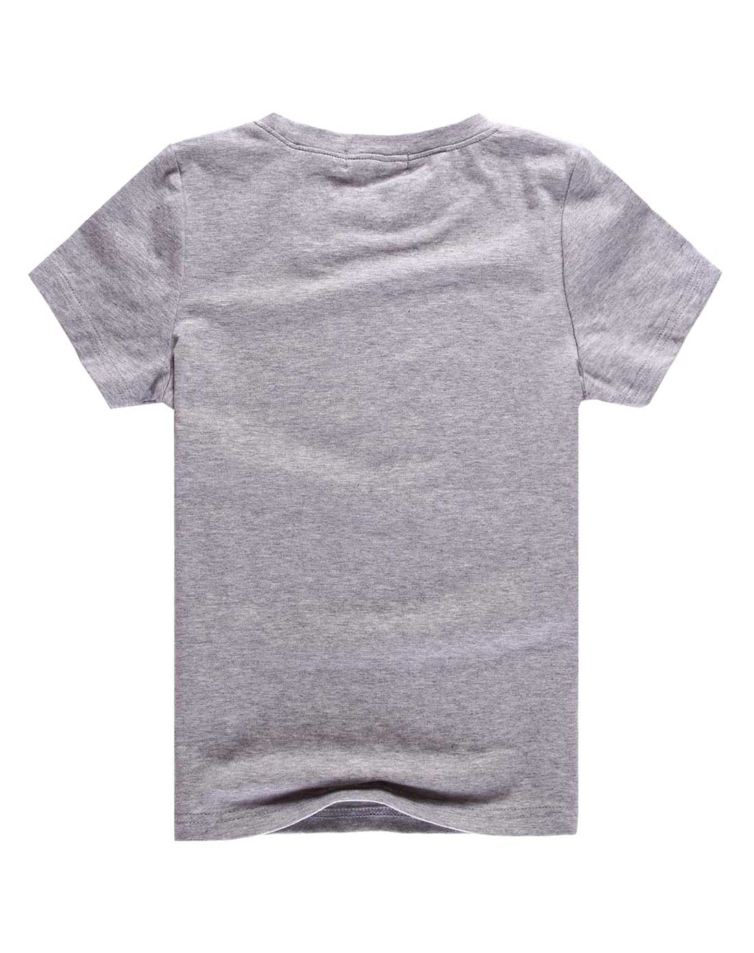 男童麻灰色短袖t恤