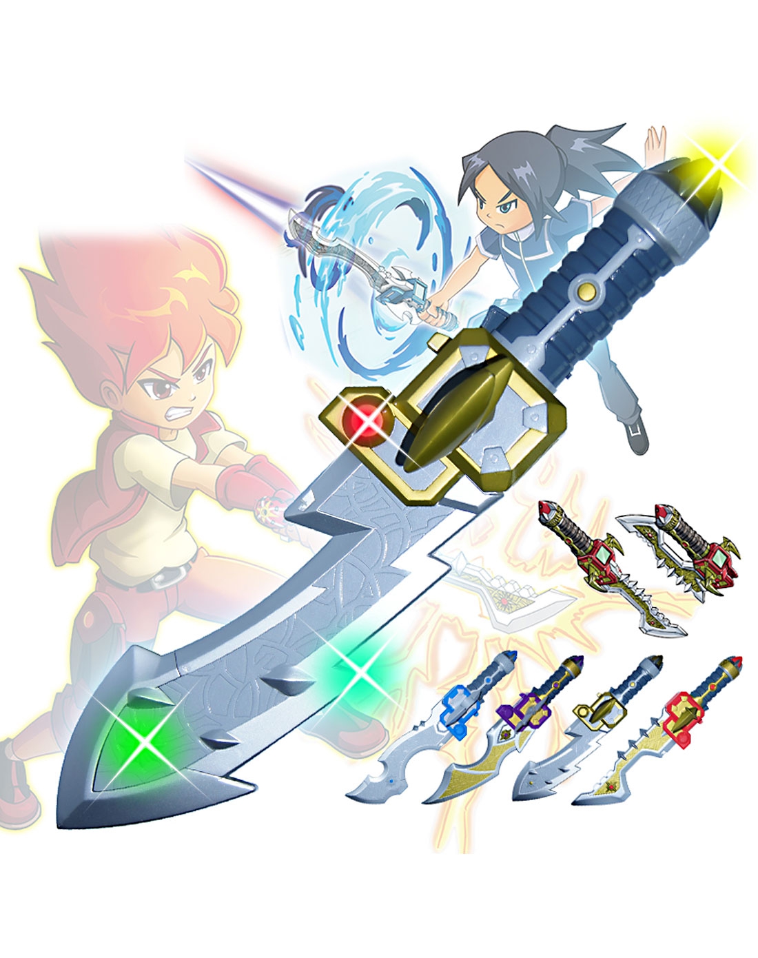 《斗龙战士2》体感发声武器-锋冥龙刃