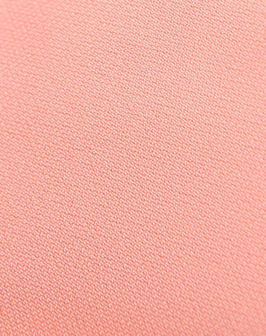 肉粉色圆领宫廷荷叶花边中袖衬衫