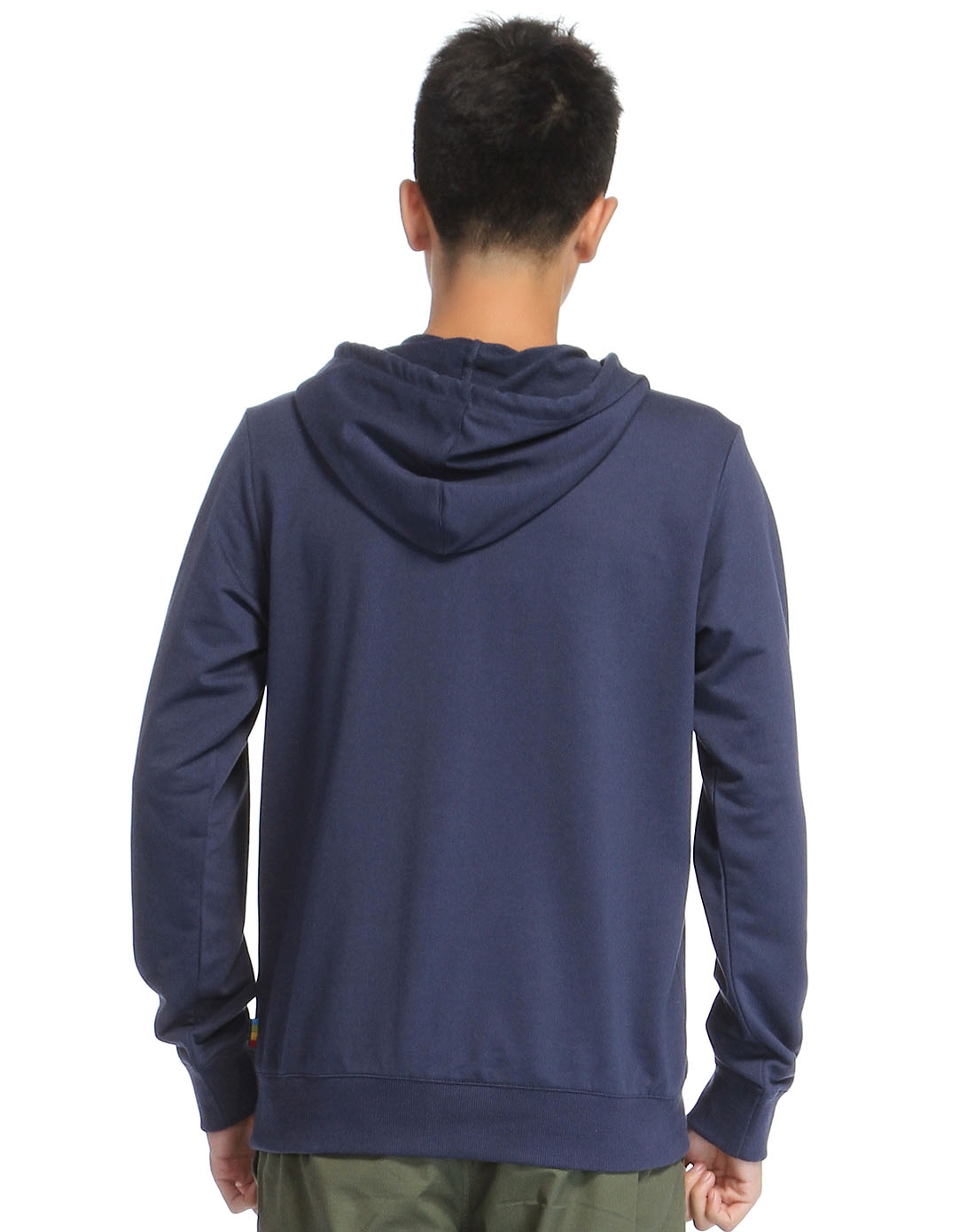 个性铁蓝灰色长袖卫衣