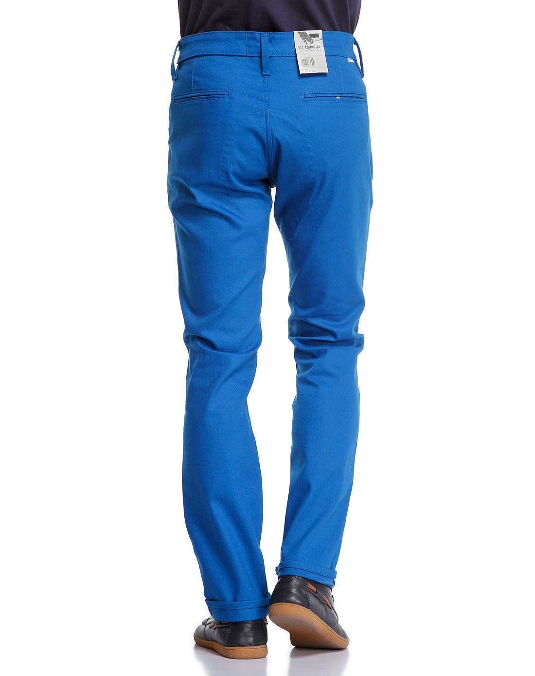 男款蓝色休闲百搭长裤