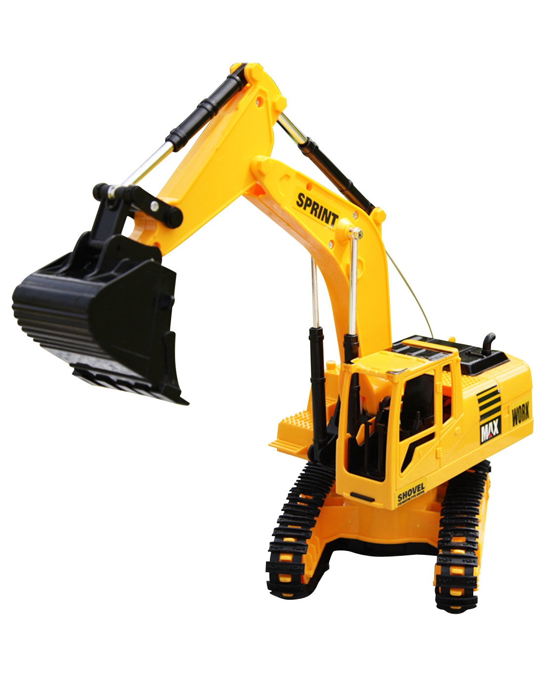 碟中碟 无线遥控挖掘机玩具车儿童挖土机遥控车模型充电遥控