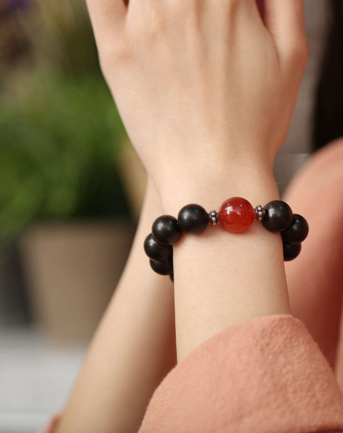 白玛曲珍集-藏式精品印度黑檀手串bm1000120106_唯品会