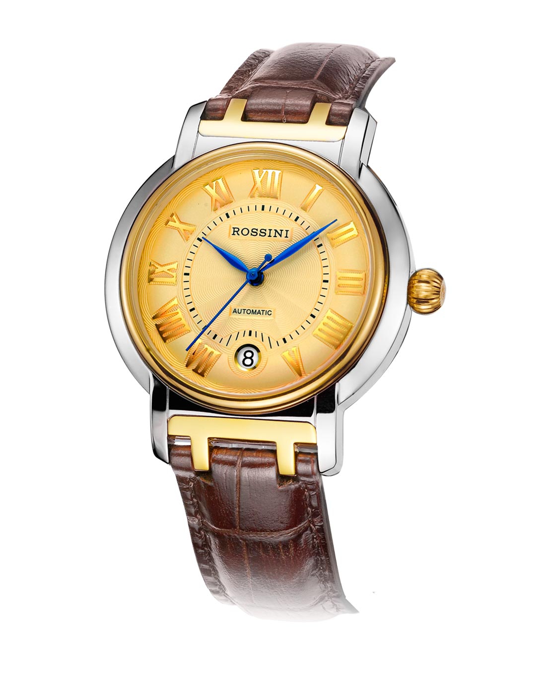 罗西尼rossini手表新款皮带透底后盖进口机械机芯男表5565t06c_唯品会