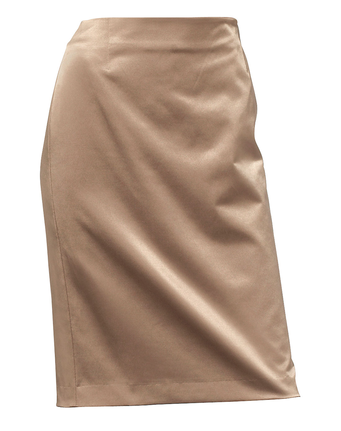 女款灰褐色铅笔裙