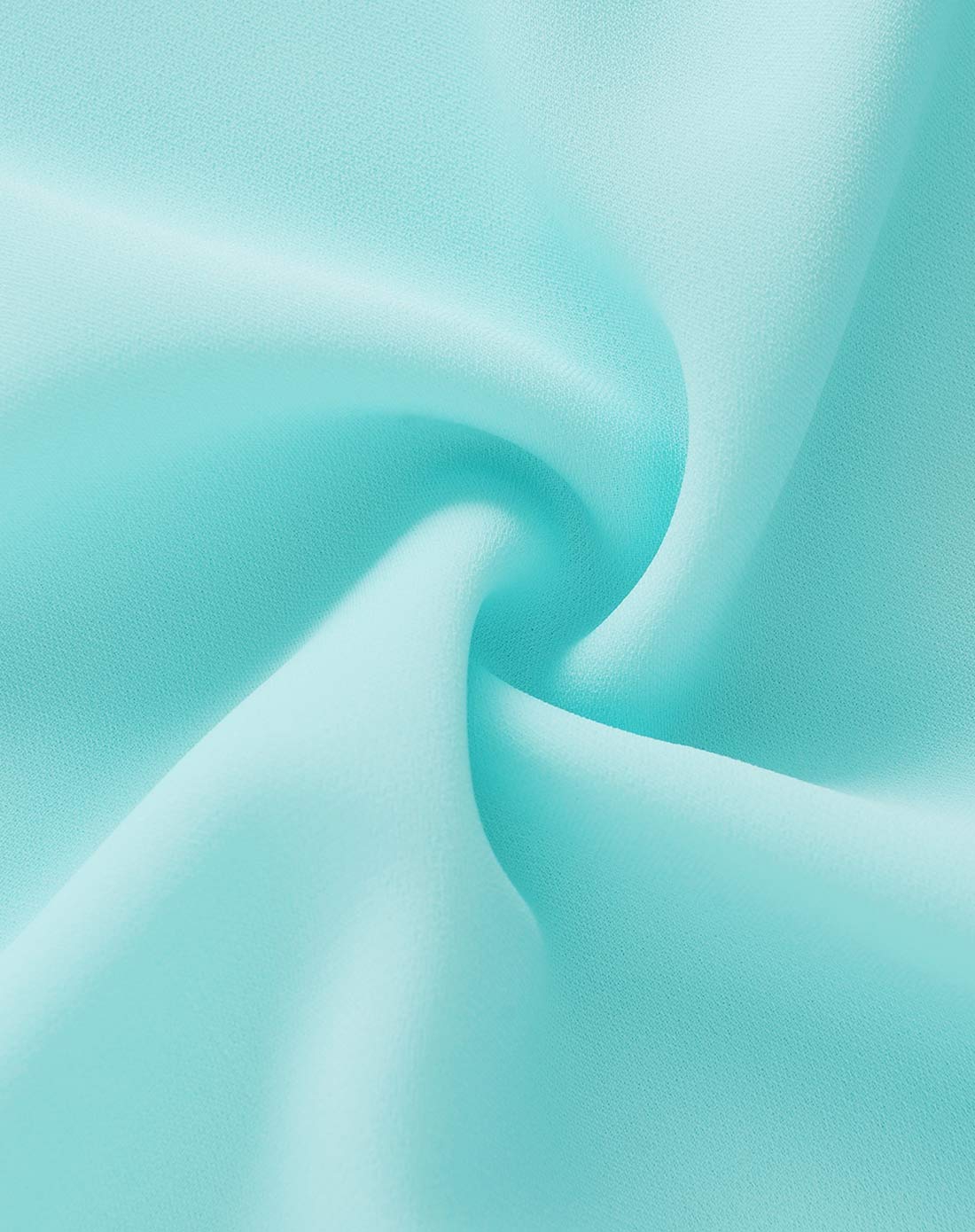 女款水蓝色无袖雪纺衫