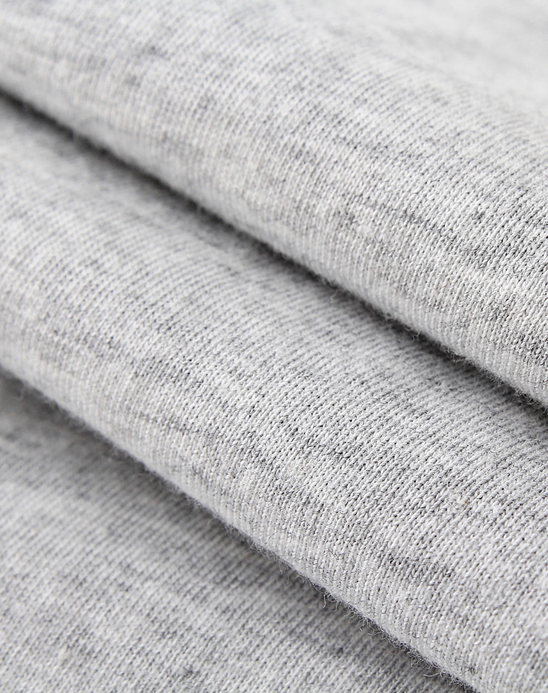 麻灰色短袖条纹拼接t恤