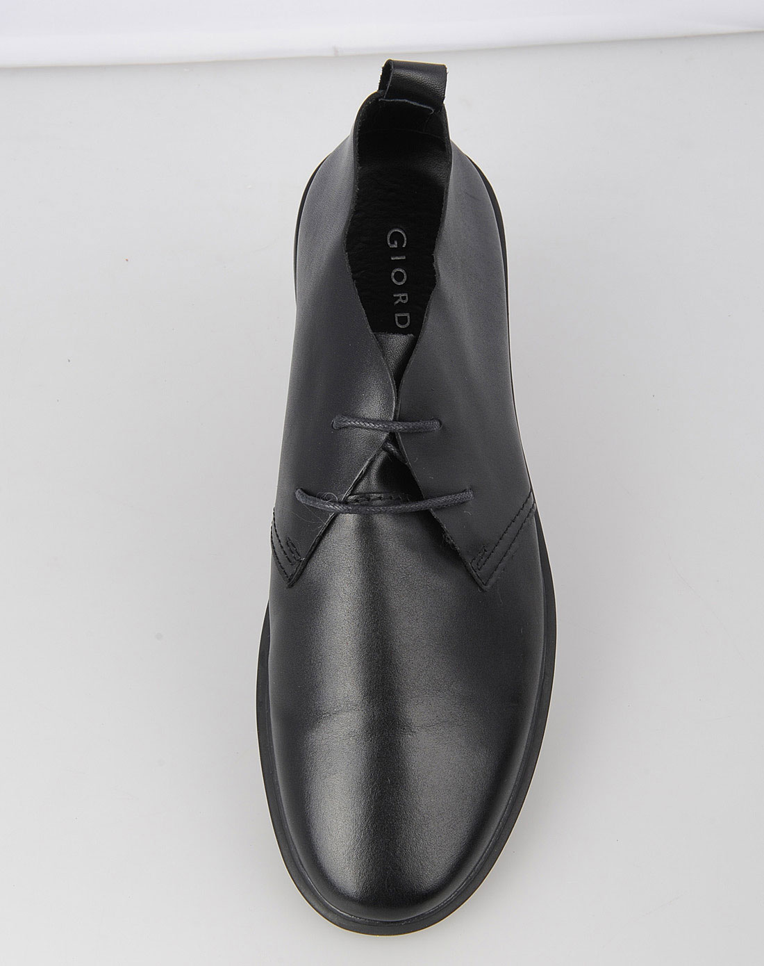 佐丹奴giordano男鞋专场-男款黑色休闲皮鞋