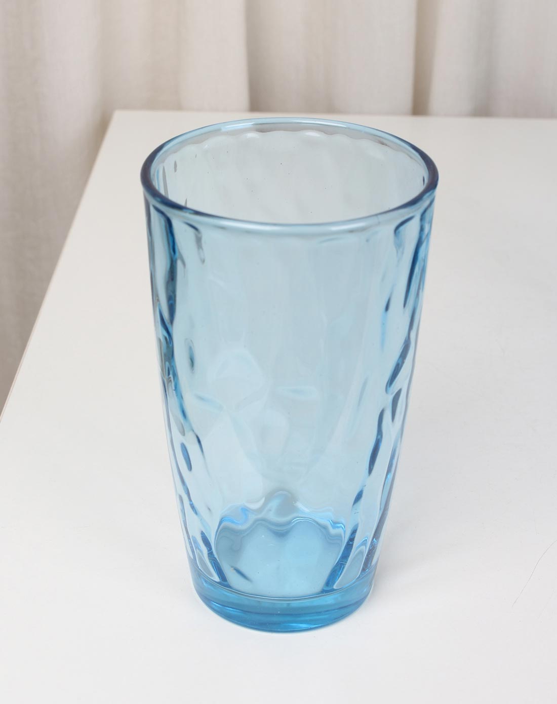 六个装彩色岩石玻璃杯470ml-蓝色