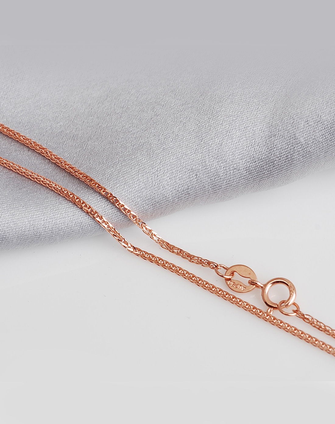 卡迪珠宝 18k玫瑰金肖邦链项链