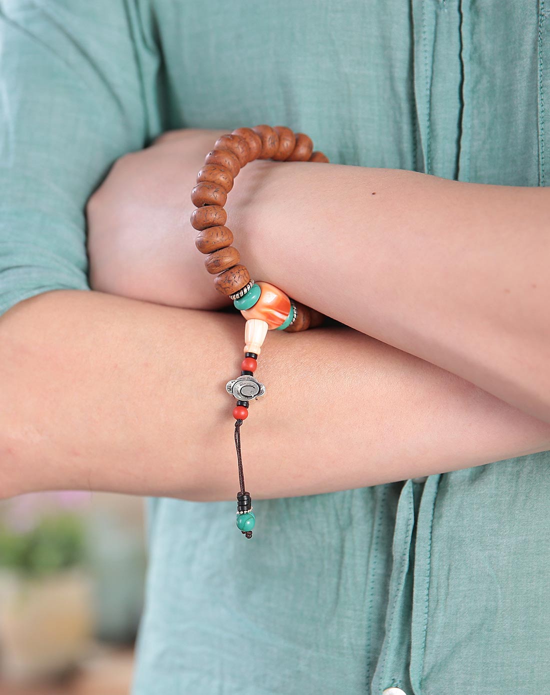 敬-藏式老凤眼菩提手串