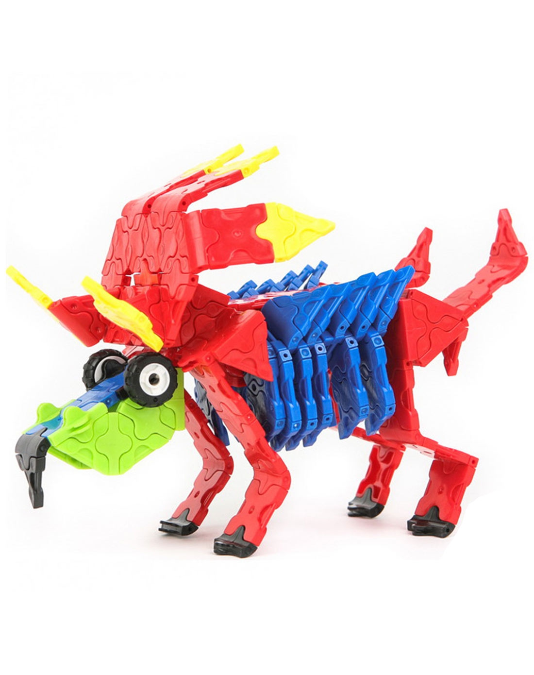 大树魔法3d积木303片礼盒套装三角龙