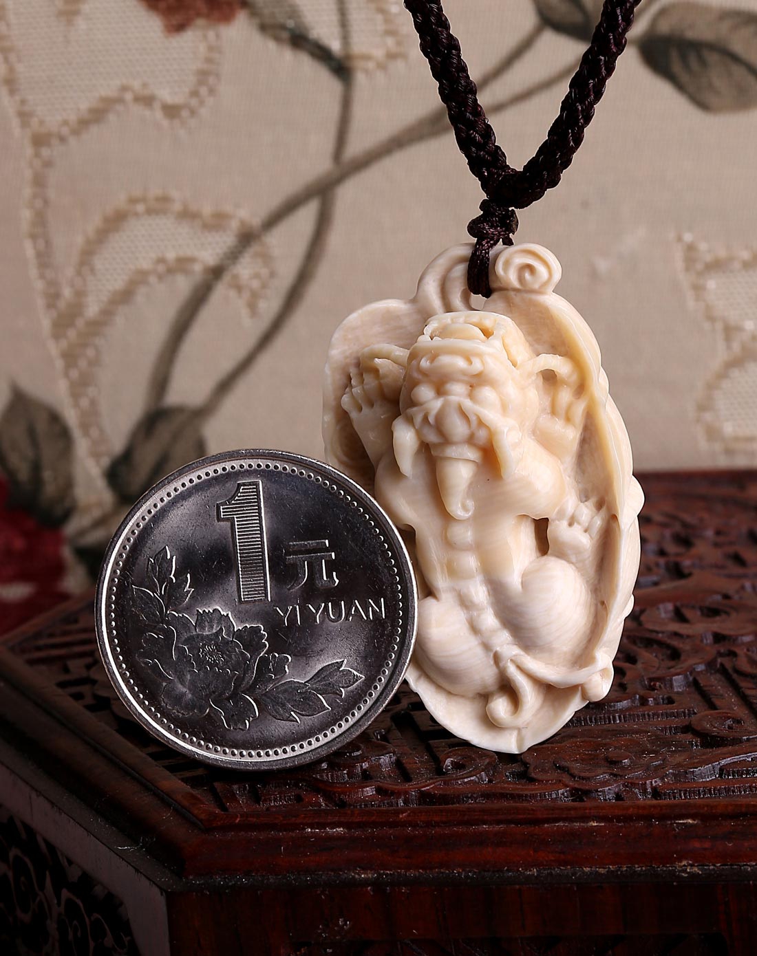 招财辟邪貔貅猛犸象牙项链(附证书)
