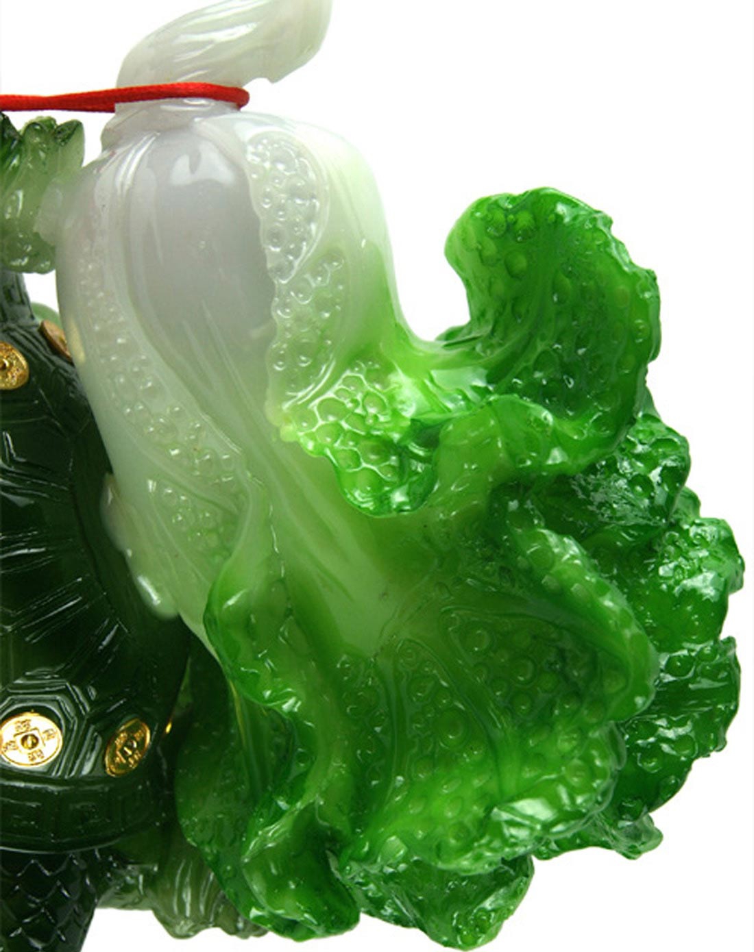 仿玉石树脂白菜百财归来