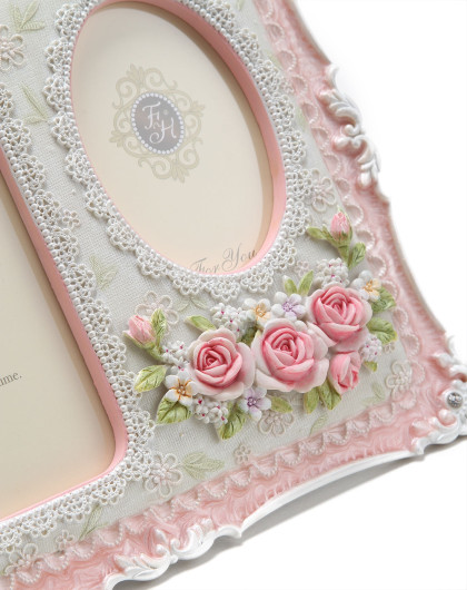 华玲大鹰 花色夏卡尔玫瑰双孔相框