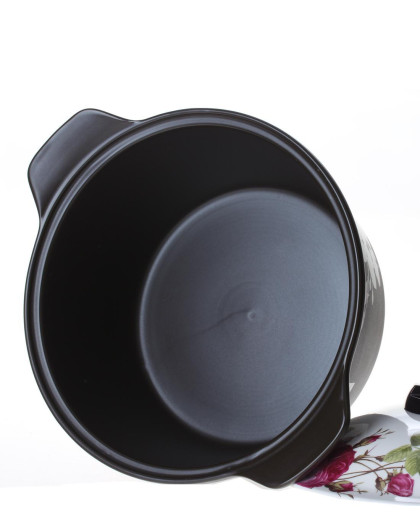 华玲大鹰 花色4l双耳陶瓷汤锅