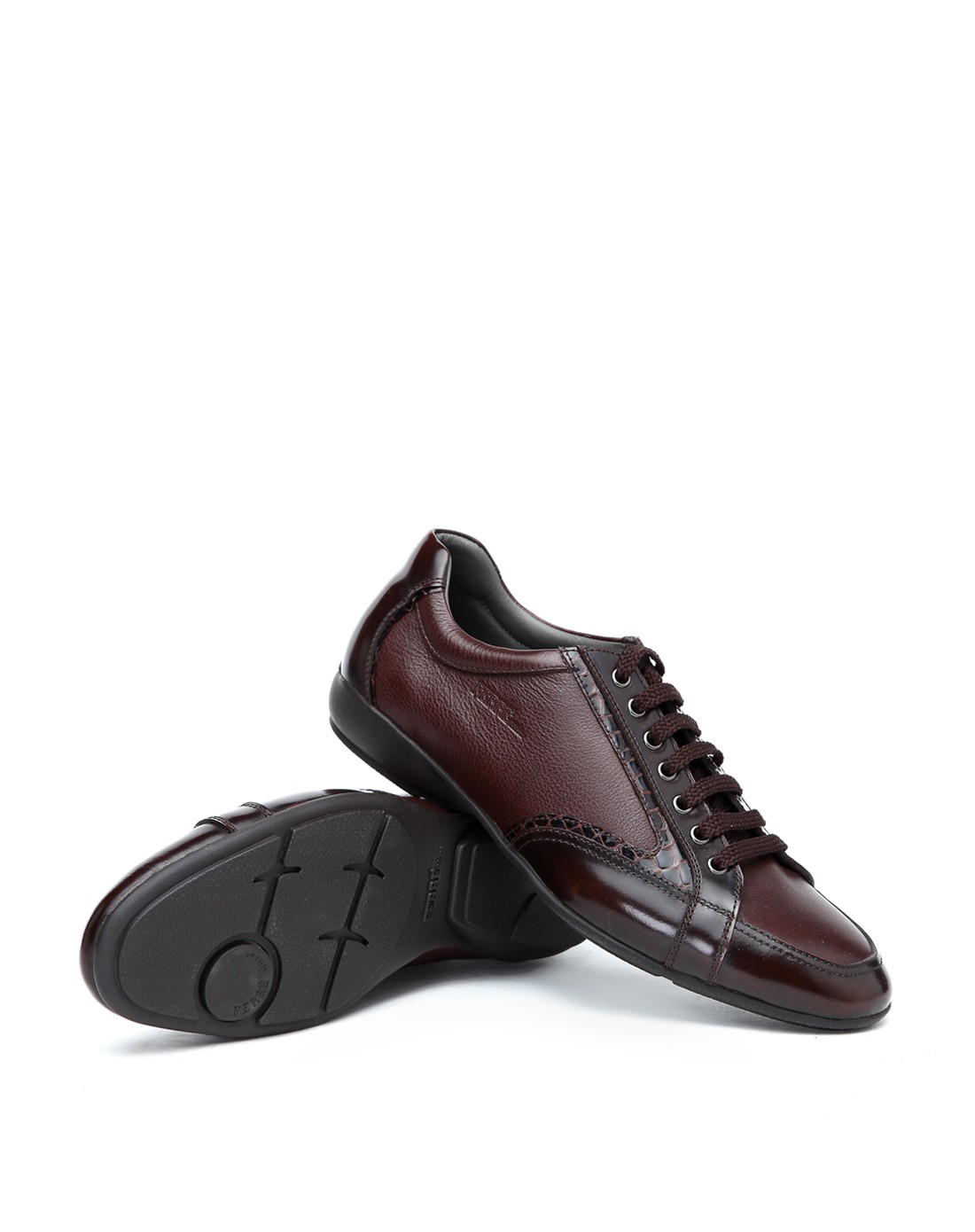 男款咖色休闲男鞋